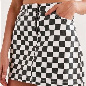 Urban Outfitters checkered skirt